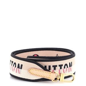 LOUIS VUITTON | Jacquard Diane Shoulder Strap Black